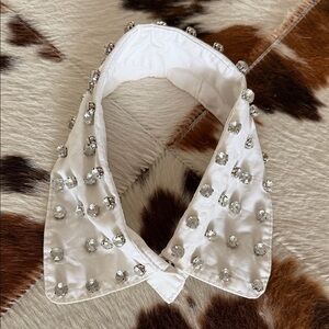 White Beaded Collar